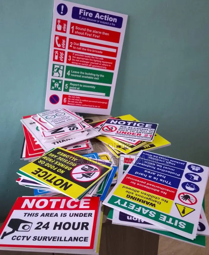 Signages ( A4 Size)