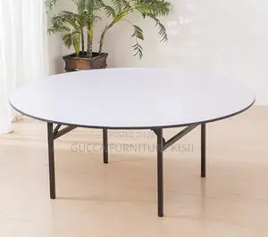 Multipurpose Round Table With Foldable Legs.