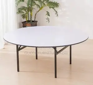 Multipurpose Round Table With Foldable Legs.