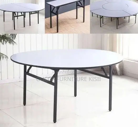 Multipurpose Round Table With Foldable Legs.