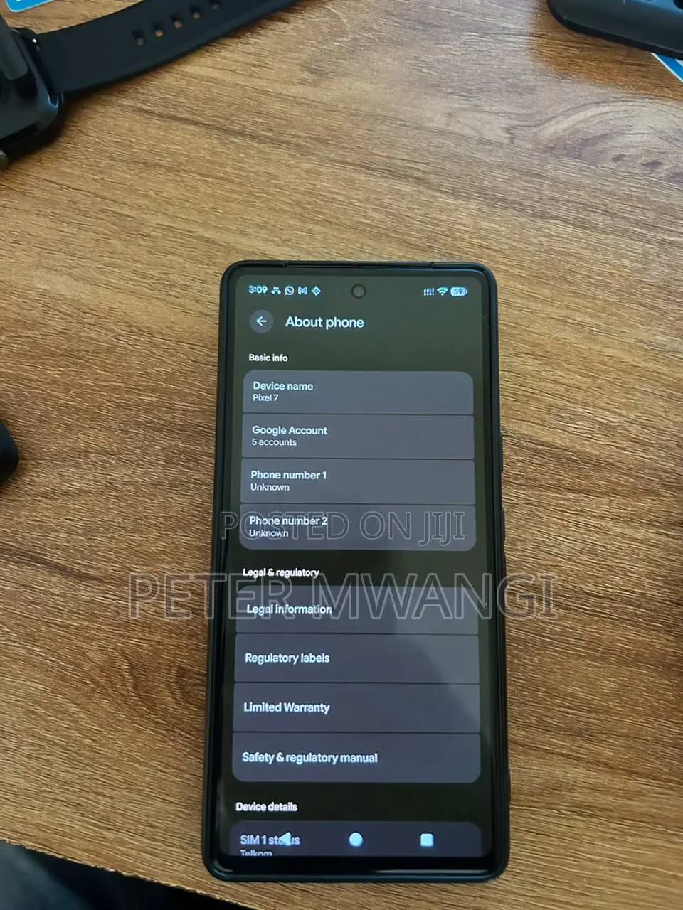 Google Pixel 7 128 GB Black