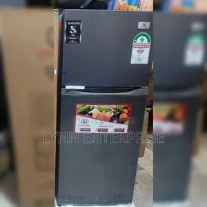 Smart Pro SFR-150-DT-I Double Door Refrigerator, 121L - Silver