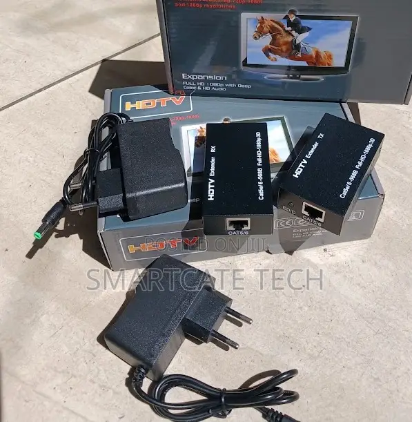 HDMI Extender 60 Metres for TV Decoder Laptop and Projector Copy