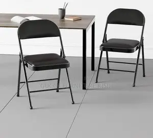 Armless Foldable Leatherette Lecture Chair.