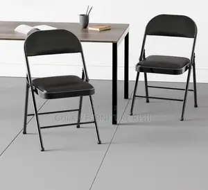 Armless Foldable Leatherette Lecture Chair.