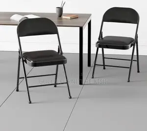 Armless Foldable Leatherette Lecture Chair.
