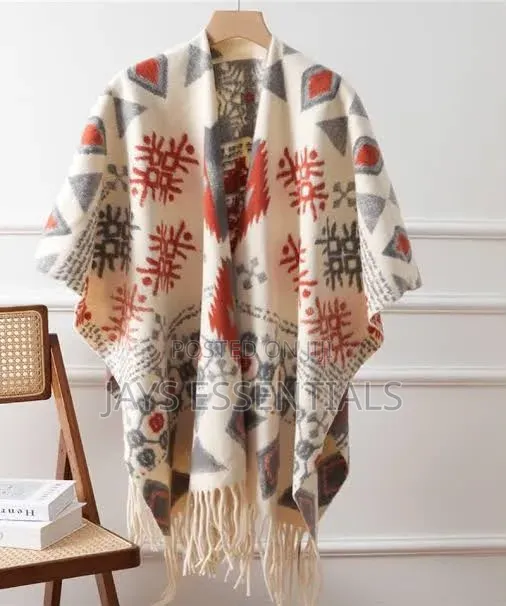 Warm, Cozy and Colorful Ponchos/Shawls
