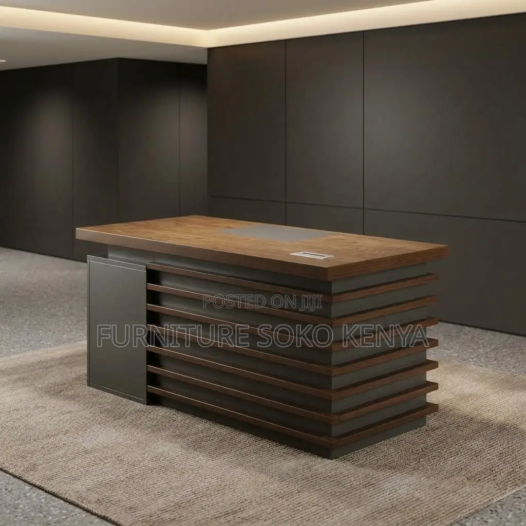 Executive Working Desk | 140cm Golden Modern Table
