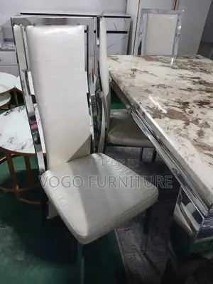 Dining Table; 6-Seater Marble Table