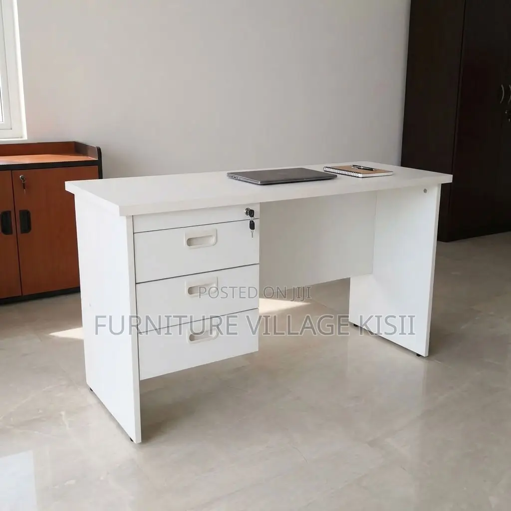 1.2m White Clerical Office Desk