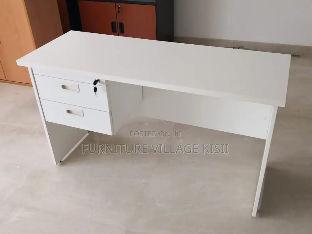 1.2m White Clerical Office Desk