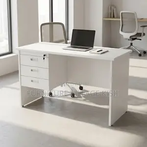 1.2m White Clerical Office Desk