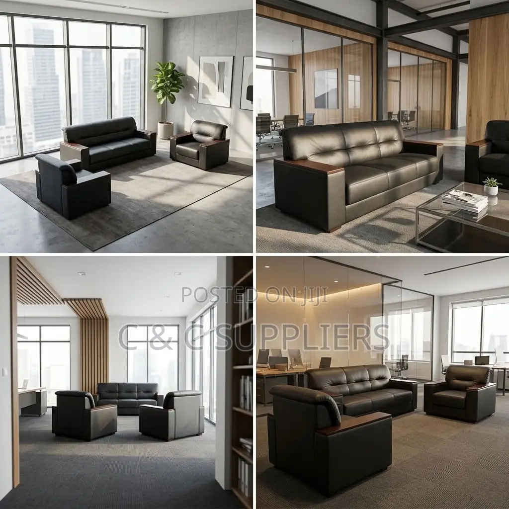 5-Seater Waiting Sofa Set.
