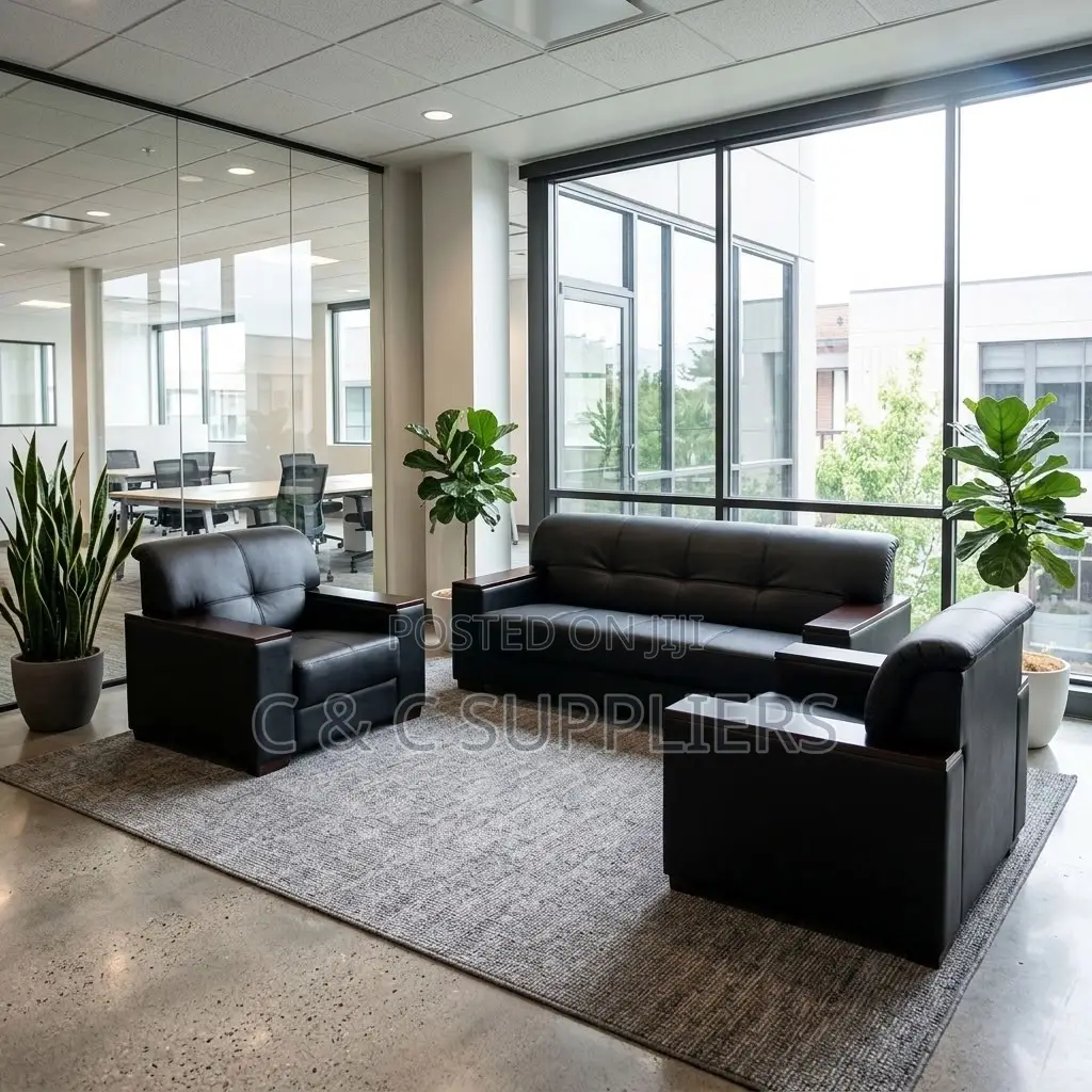 5-Seater Waiting Sofa Set.