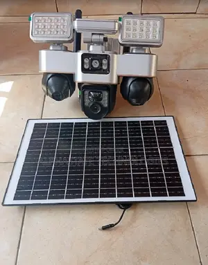 Outdoor V380Pro 6MPTriple Lens 4g Solar Camera With 3 LED Lights