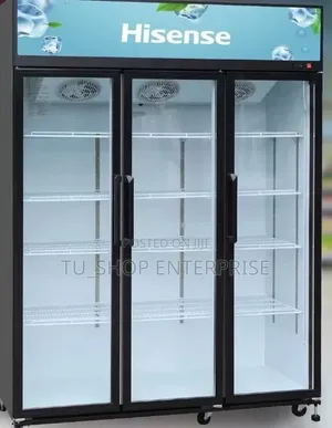 Hisense Big Display Showcase;
931 Litres Double Door