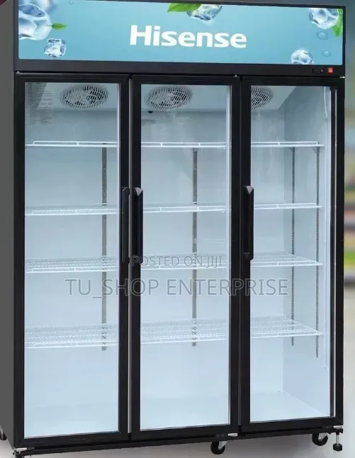 Hisense Big Display Showcase;
931 Litres Double Door