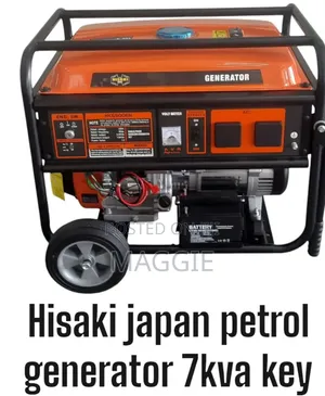 Japan Petrol Generator 7 Kva Key Start Hisaki