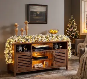 2.7 M Snow-Dusted Decorative Garland