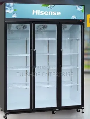 Hisense Big Display Showcase;
931 Litres Double Door