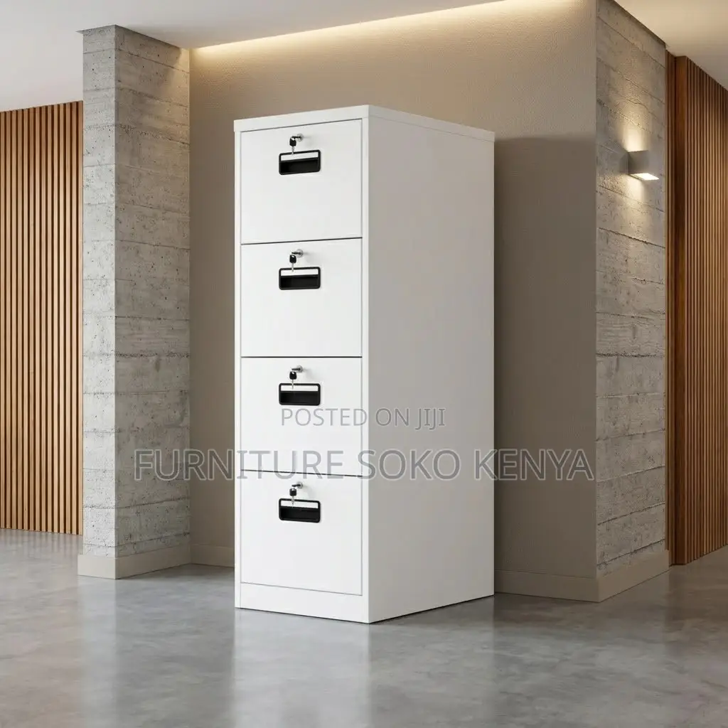 Drawer Office Cabinet | Four Lockers Cabinet | Each With Key