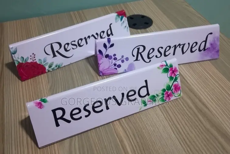 Reserved Signs