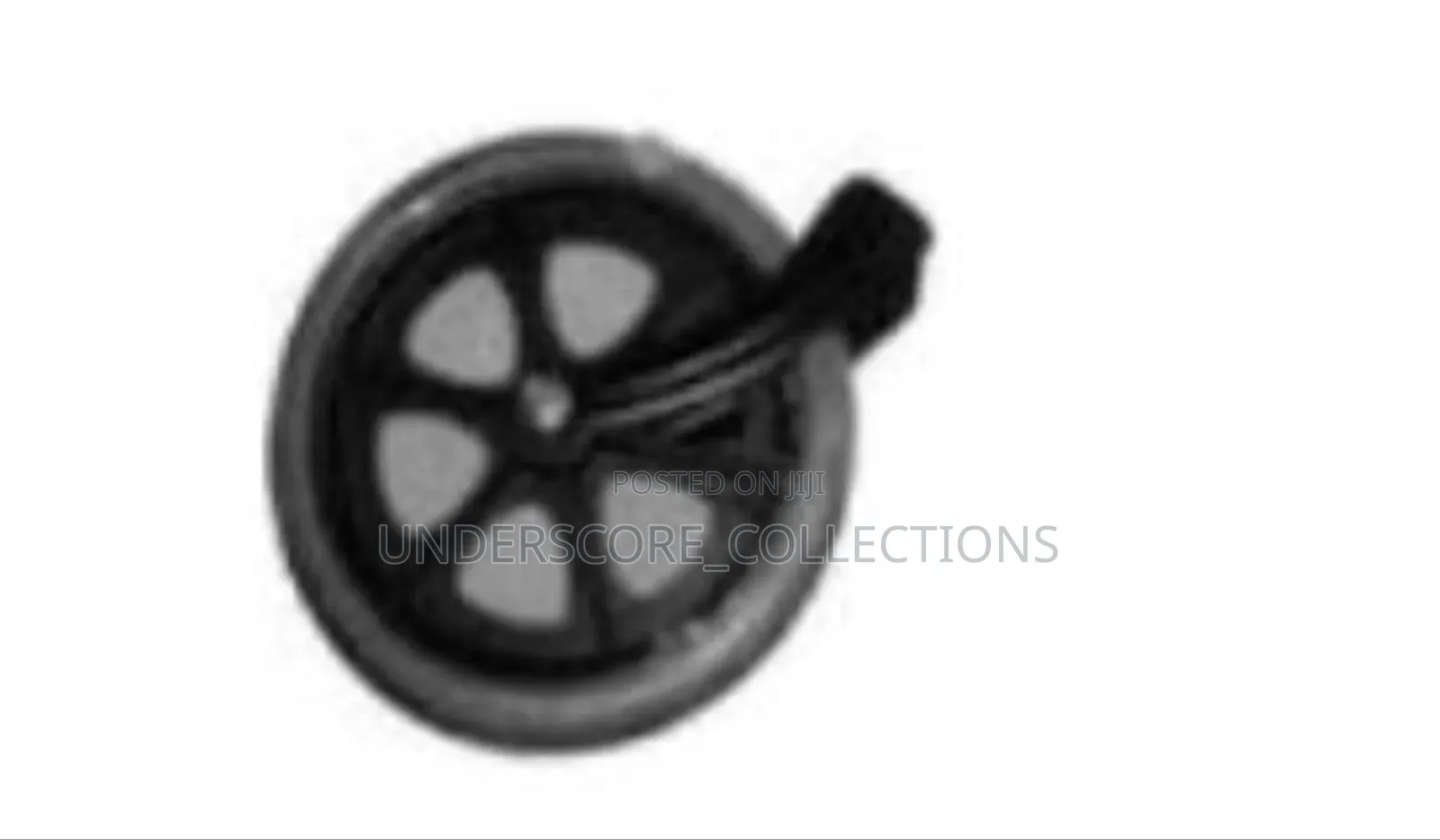 Solid Caster Front Wheel With a Fork Assembly