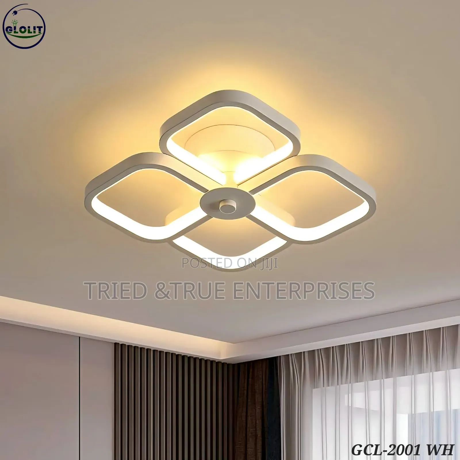 Modern 4-Ring Ceiling Lights