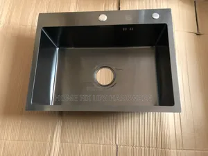 Heavy Gauge Nano Black Single Bowl Kitchen Sink