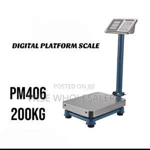 Premier PM406 Digital Platform Weighing Scale 200KG