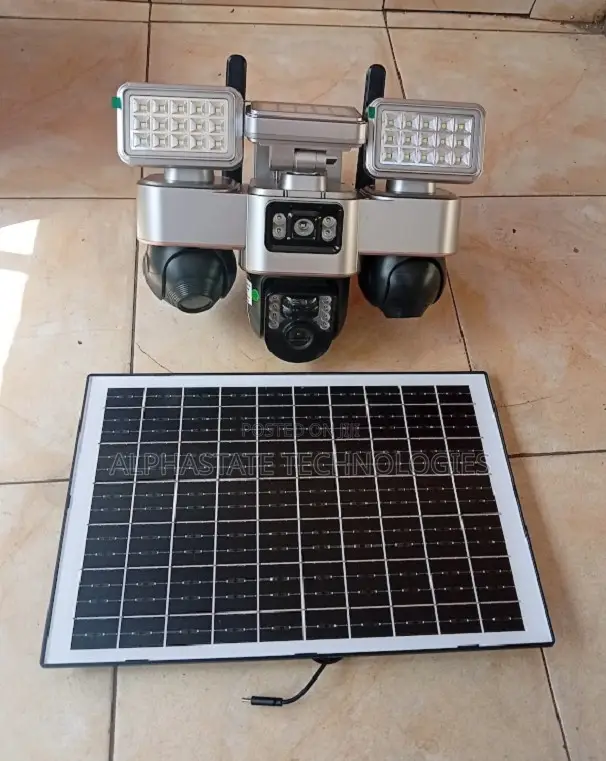 Triple Lens LED Flashlight 4g CCTV Camera