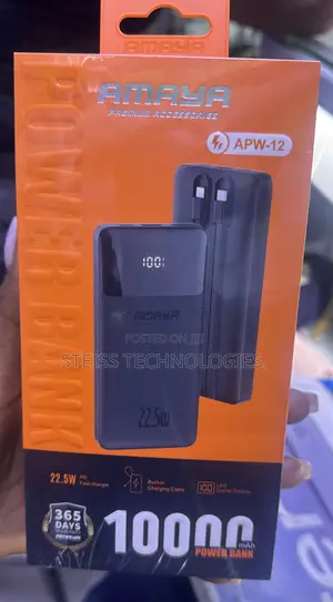 Amaya 10000mah 22.5w Built in Cable Powerbank