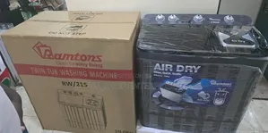 Black Ramtons 10kgs Top Load Twin Tub Washing Machine