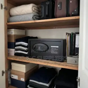 9Kgs Black Fireproof Safe Box.