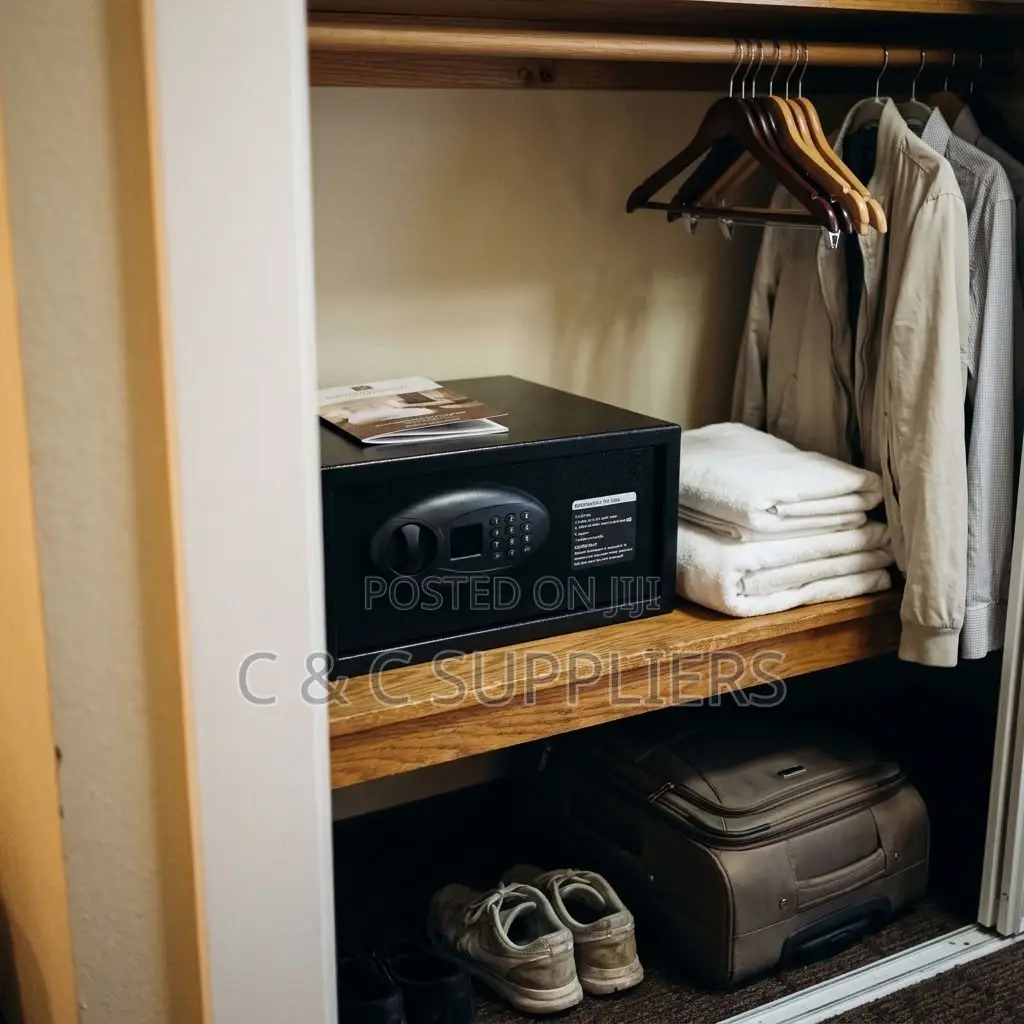 9Kgs Black Fireproof Safe Box.
