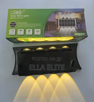 Solar Wall Light Bk8