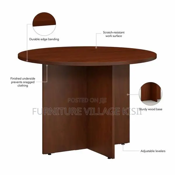 Round Conference Meeting Office Table