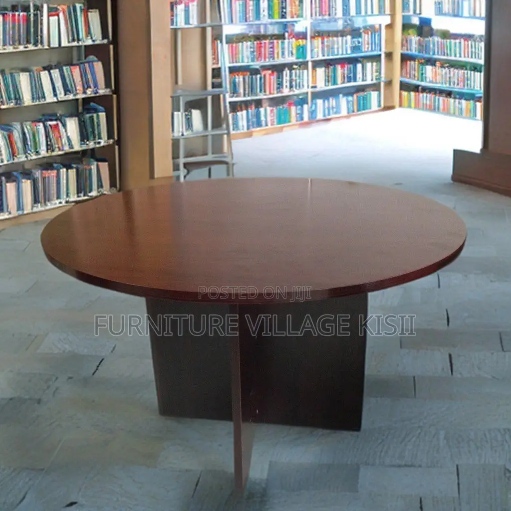Round Conference Meeting Office Table