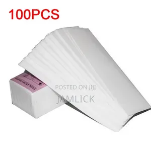 100PCS Disposable Hair Removal Wax Strips –Non-Woven Waxing Paper - HK