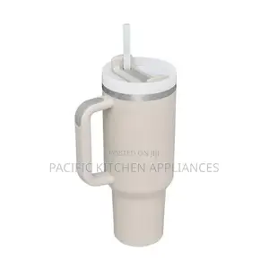Stainless Steel 40oz Vacuum Insulated Thermos Handle Straw 6-12 Hours