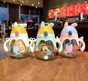 350ml Kids Water Bottle With Straw –HK