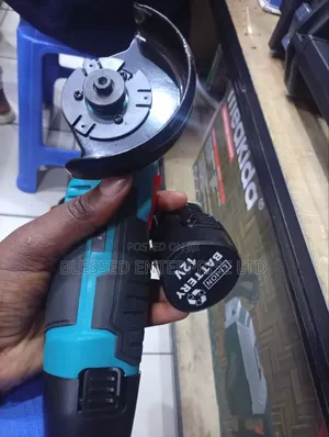 Portable Cordless Angle Grinder Machine 12 Volts