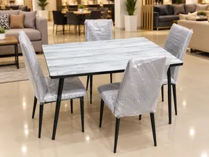 Glass Top Dining Table