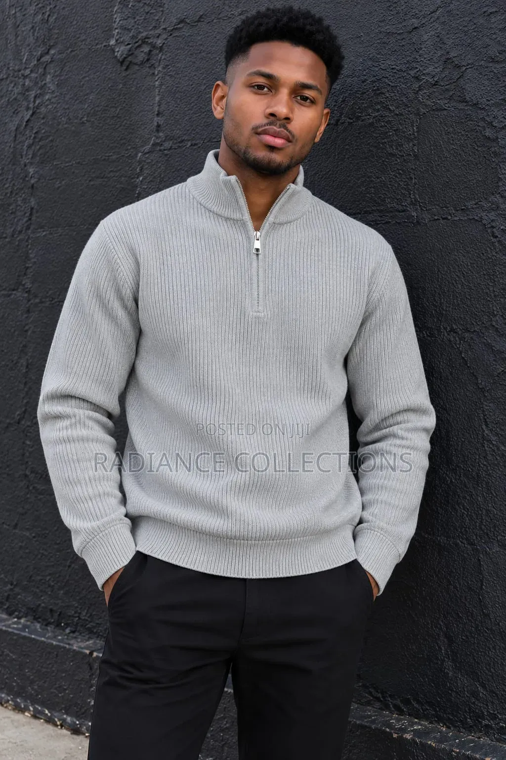 Half-Zip Men Sweaters