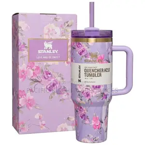 Stanley Cup Floral Purple Quencher Tumbler