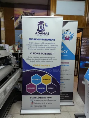 Full Colour Roll Up Banner Printing and Stand Included
