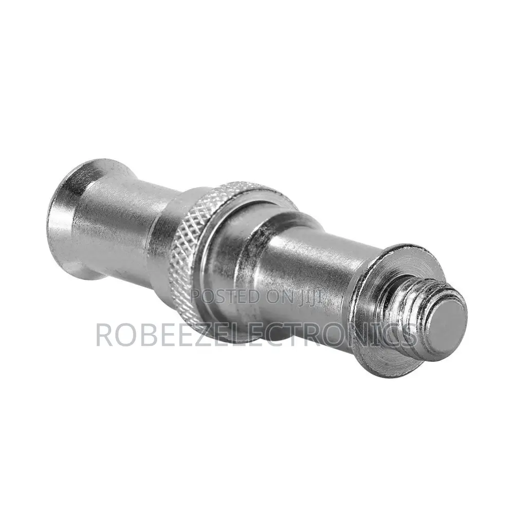 1/4" Male to 3/8" Male Light Stand Spigot Adapter