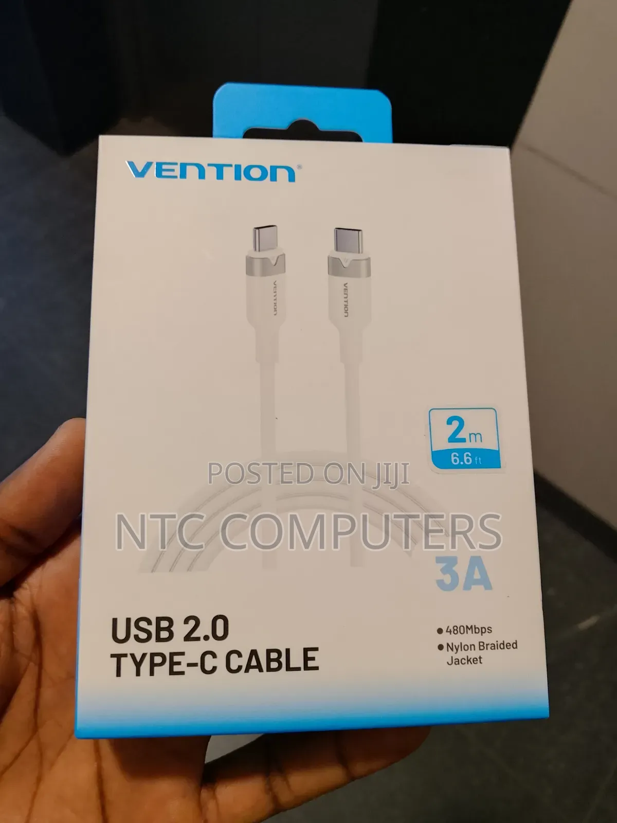 Vention USB 2.0 Type C to C Cable 2m/6.8 Ft