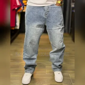 Men Plain-Bagy Jeans