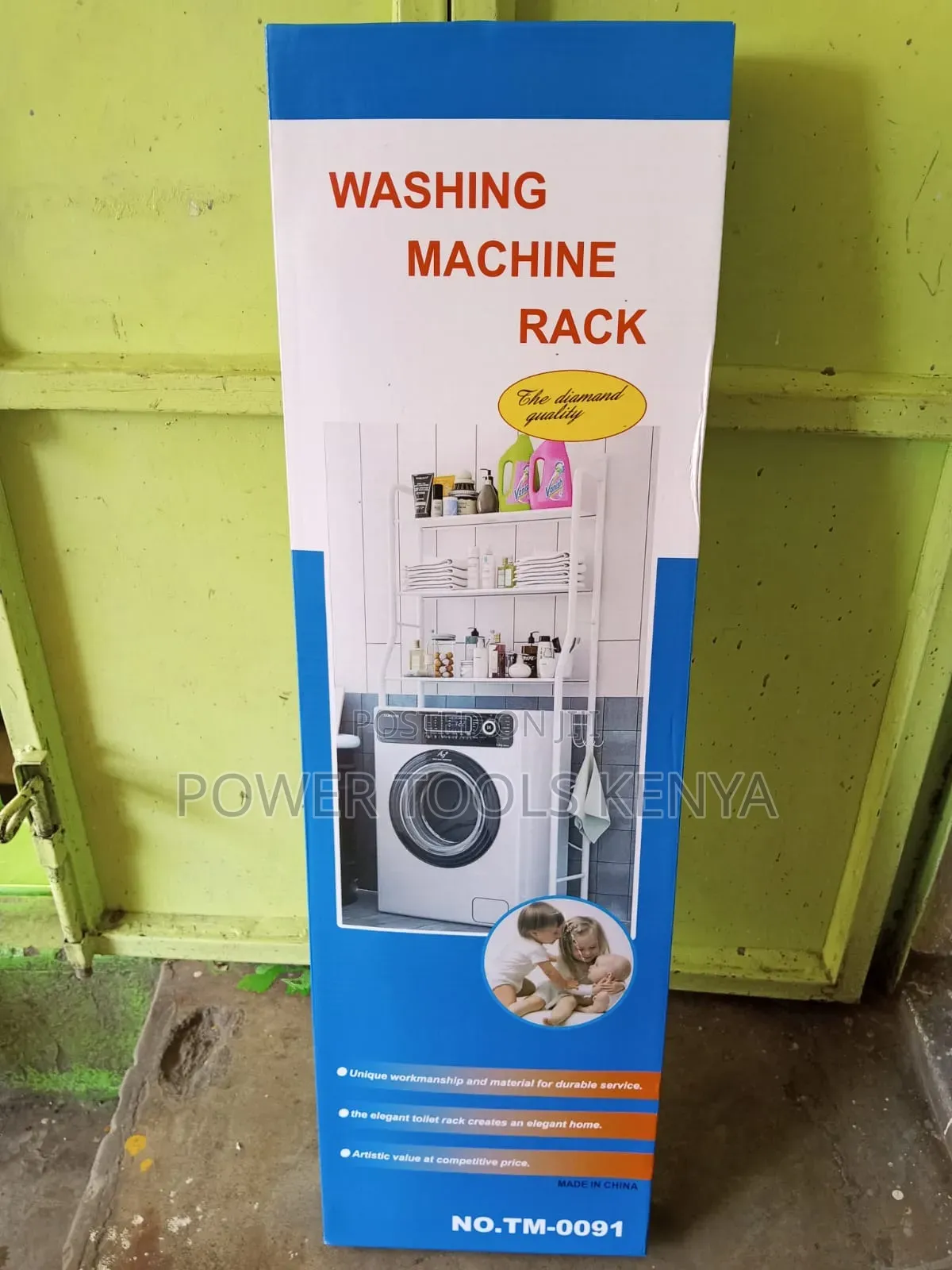 3-Tier Over-the-Washing-Machine Storage Rack